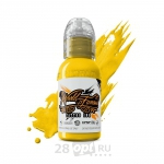 Краска для художественной татуировки World Famous Tattoo Ink, Canary Yellow, 30 мл