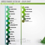Краска для художественной татуировки World Famous Tattoo Ink, Everglades Green, 30 мл