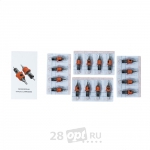 Распродажа, Картриджи для художественной татуировки INKin EZ IC-1018RL, Round Liner 18, 0,30 мм, коробка 16 шт.