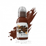 Краска для художественной татуировки World Famous Tattoo Ink by Pony Lawson, Bourbon, 30 мл