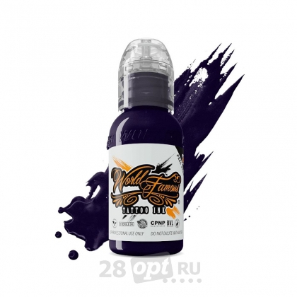 Краска для художественной татуировки World Famous Tattoo Ink by Ryan Smith, Azurite, 30 мл