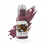 Краска для художественной татуировки World Famous Tattoo Ink by Sandra Daukshta, Fallen Rose Pink, 30 мл