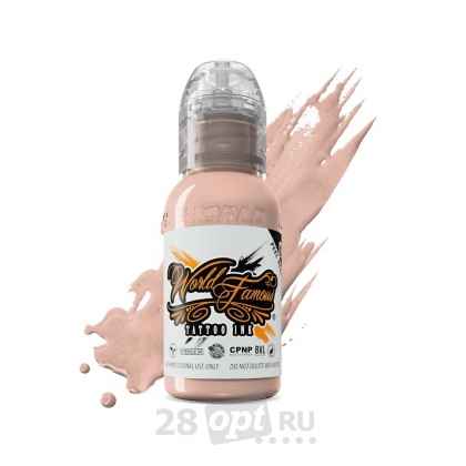 Краска для художественной татуировки World Famous Tattoo Ink by Sandra Daukshta, Soft Light, 30 мл