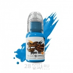 Краска для художественной татуировки World Famous Tattoo Ink, Donatello Blue, 15 мл