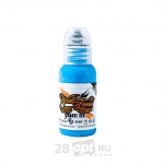 Краска для художественной татуировки World Famous Tattoo Ink, Einstein Blue,15 мл