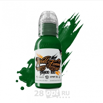 Краска для художественной татуировки World Famous Tattoo Ink, Ilya Fom Amazon Leaf, 30 мл