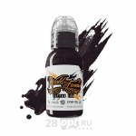Краска для художественной татуировки World Famous Tattoo Ink, Plumb Island Black, 15 мл