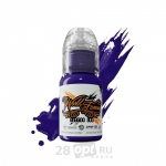 Краска для художественной татуировки World Famous Tattoo Ink, Purple Haze, 15 мл