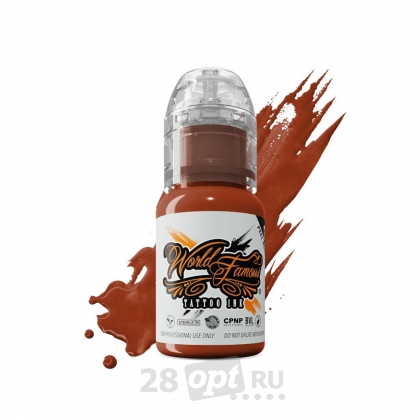 Краска для художественной татуировки World Famous Tattoo Ink, Red Clay, 15 мл