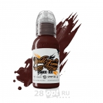 Краска для художественной татуировки World Famous Tattoo Ink, Oleg Blood Red, 30 мл