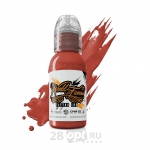Краска для художественной татуировки World Famous Tattoo Ink, Oleg Brick Red, 30 мл