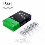 Картриджи для художественной татуировки EZ Revolution RC0815M1-1 Magnum 15, 0,25 мм, блистер 5 шт.