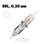 Картриджи для художественной татуировки EZ Revolution RC1205RLT Round Liner 5, 0,35 мм, коробка 20 шт.