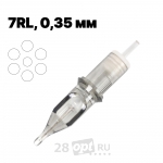 Картриджи для художественной татуировки EZ Revolution C1207RLT Round Liner 7, 0,35 мм, коробка 20 шт.