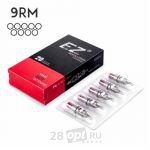 Картриджи для художественной татуировки EZ Revolution RC1209M1C-1 Round Magnum 9, 0,35 мм, коробка 20 шт.