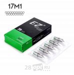 Картриджи для художественной татуировки EZ Revolution C1217M1-1  Magnum 17, 0,35 мм, коробка 20 шт.